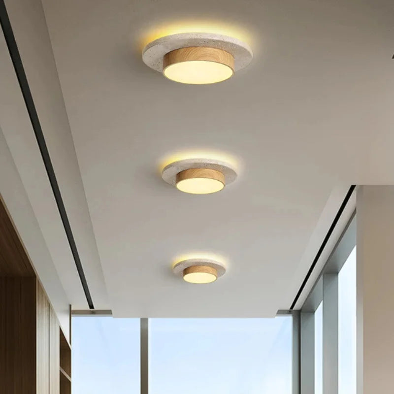 Veyn Wood Ceiling Light – Calm Light for Hallway & Entry