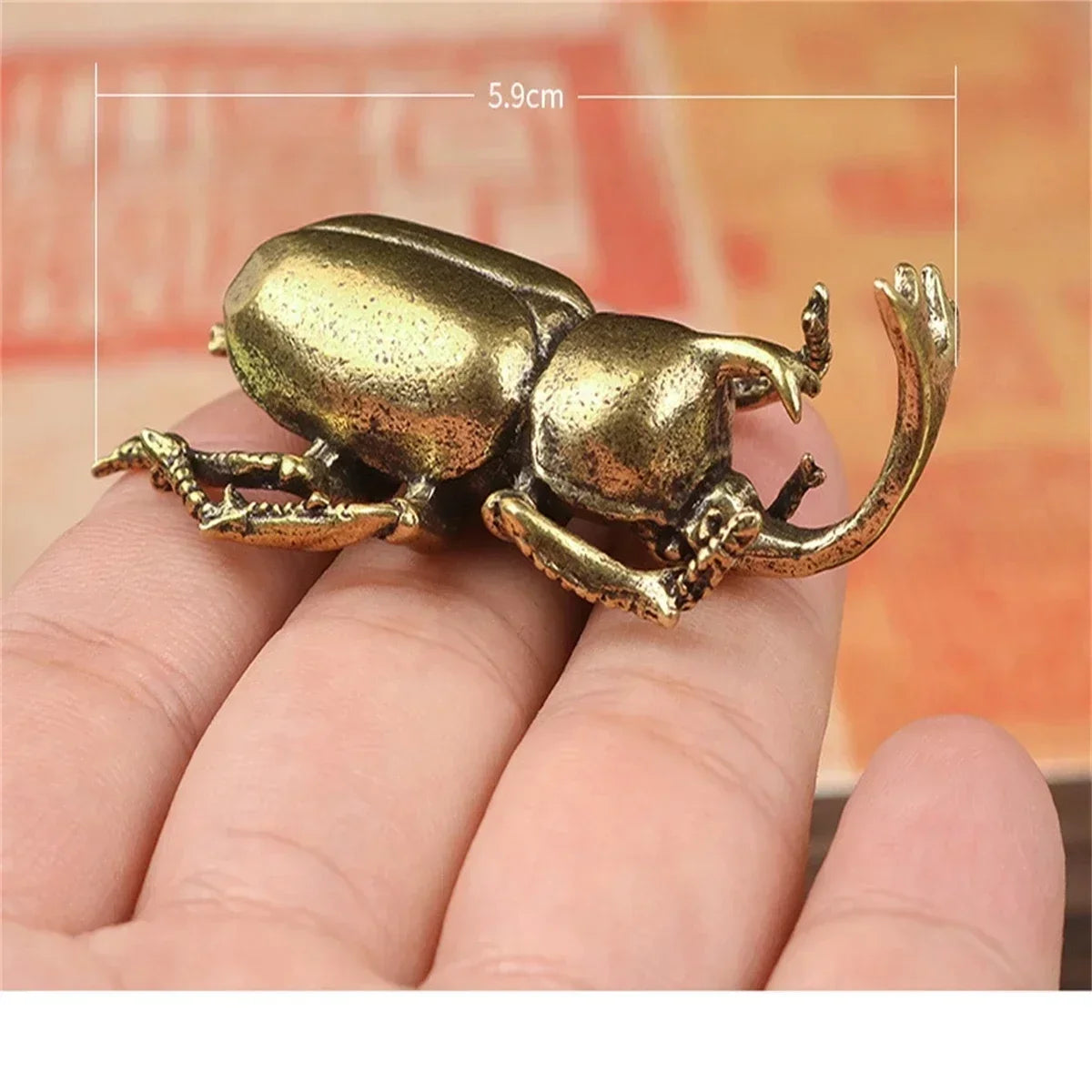 Solid Brass Beetle
