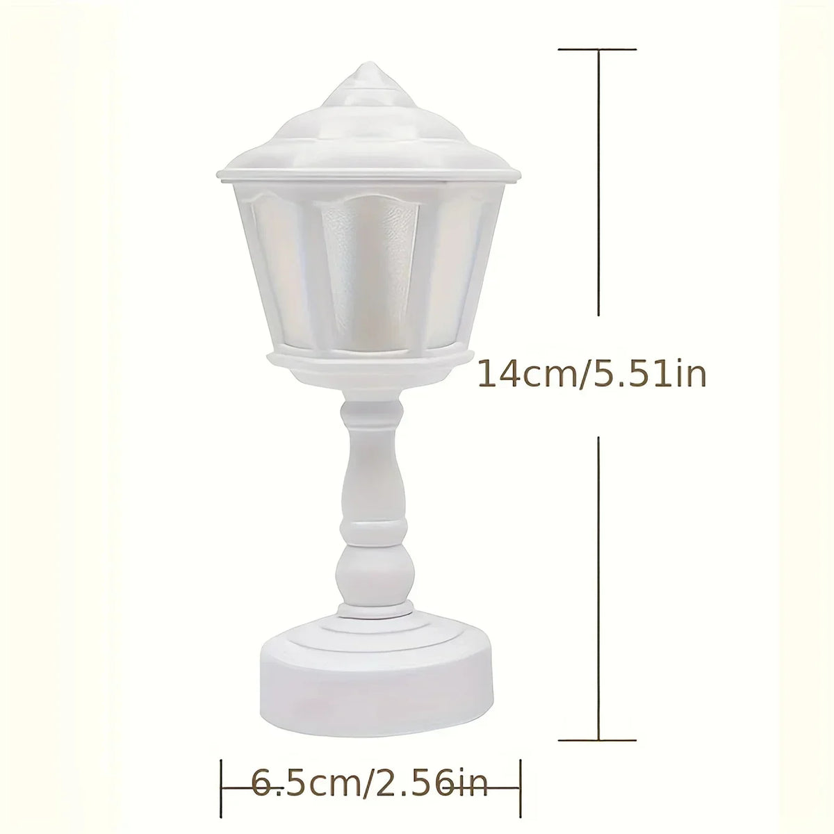 Geometric Flower Bud Lamp Battery LED Desk Night Light Garden Yard Patio Lawn Outdoor Courtyard Villa Landscape Street Path