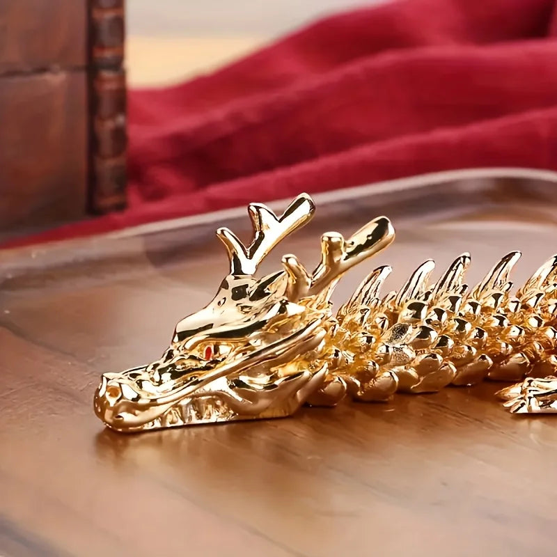 Golden Dragon Statue