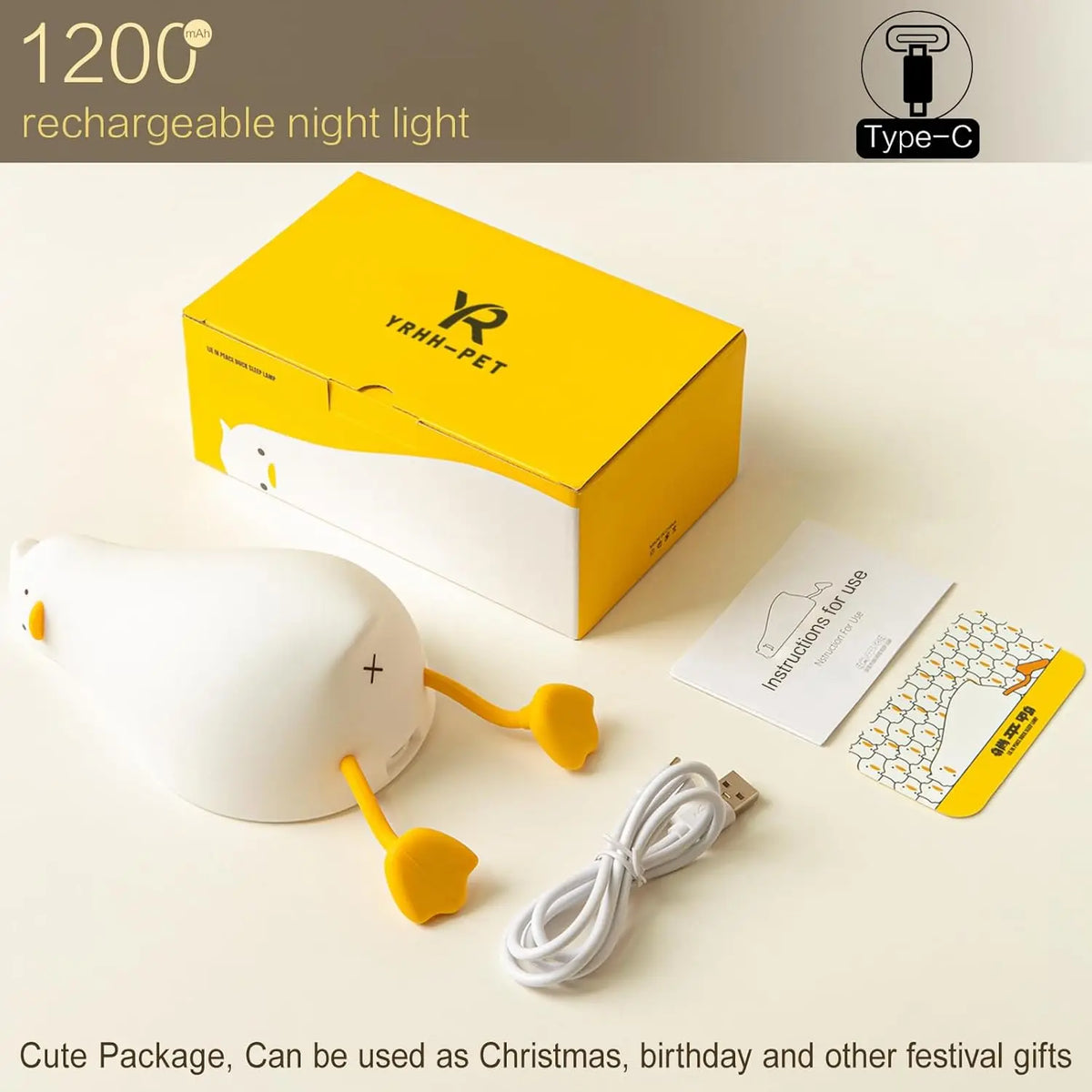 Aster Sleepy Duck Night Light 1