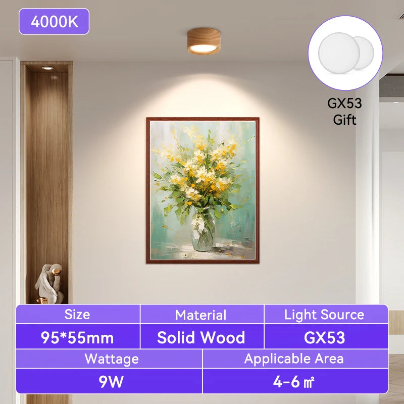 Auro Wooden Ceiling Light