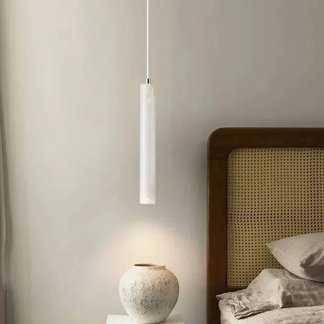 Neri Travertine Ceiling Light – Calm Light for Bedside & Bedroom
