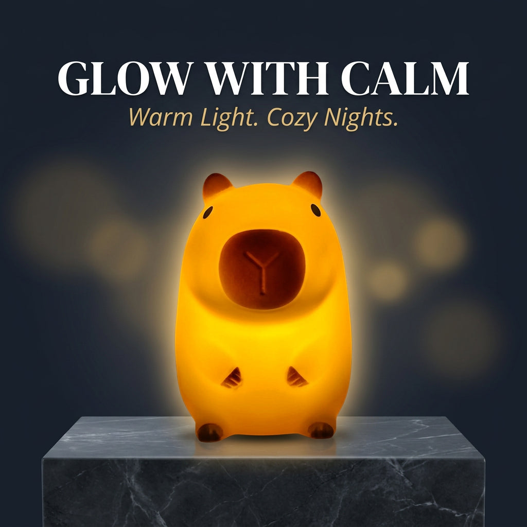 Uma Capybara Resin Night Light