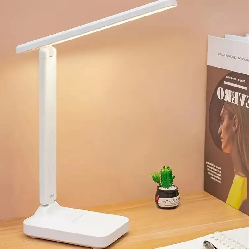 Multifunctional Foldable Desk Lamp LED Student Study Desk Lamp Dedicated Bedroom Bedside Lamp USB Plug-in Desk Lamp