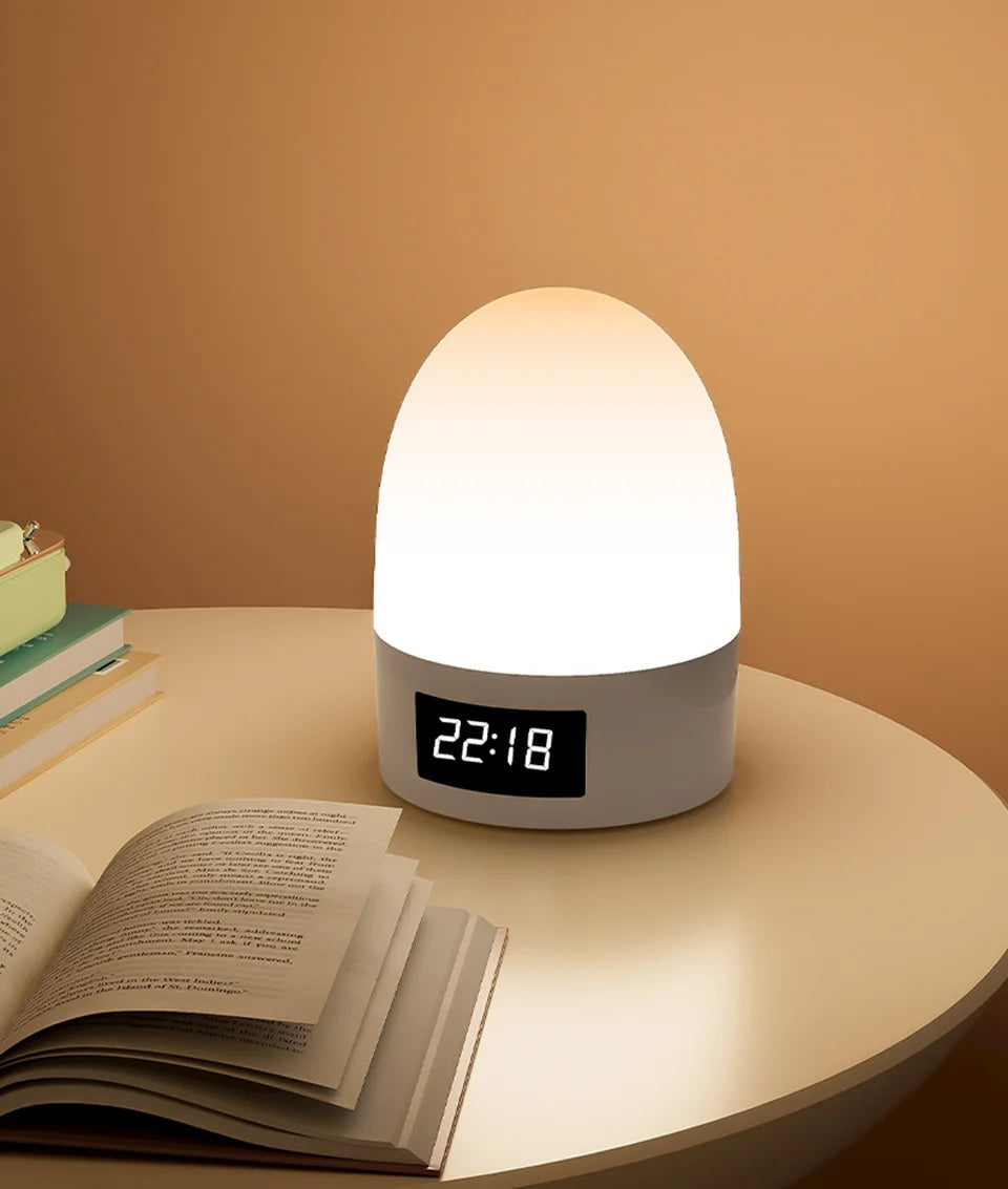 Touch Night Light Rechargeable 3 Color Wireless Baby's Room Bedside Lamp USB LED Night Light Ambient Soft Light For Kids Gift