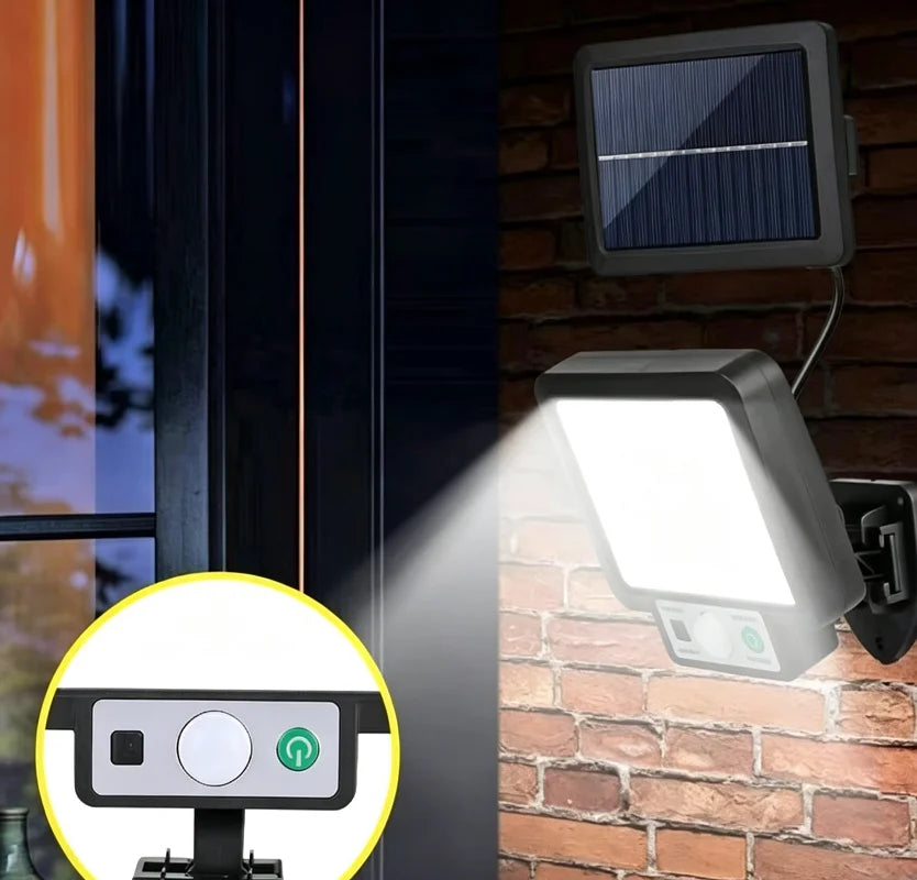 Outdoor Solar Split Wall Lamp Motion Sensor Waterproof LED Emergency Security Light for Garden Yard Pathway Decoration