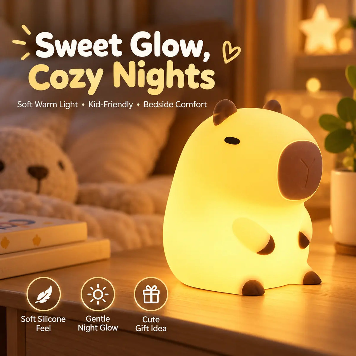 Sade Capybara Night Light