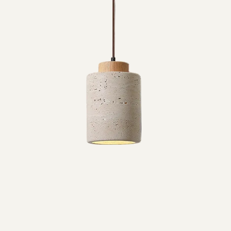 Ciela Cave Stone Pendant Light – Soft Glow for Bedside & Bedroom