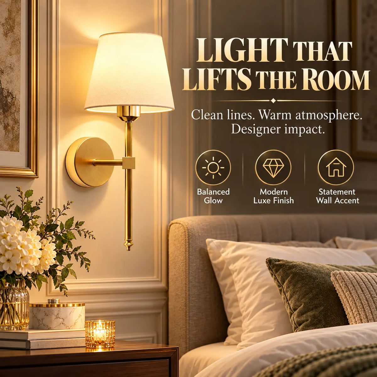 Elia Cordless Wall Sconce with Remote
