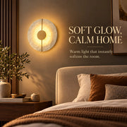 Iva Marble-Style Wall Sconce
