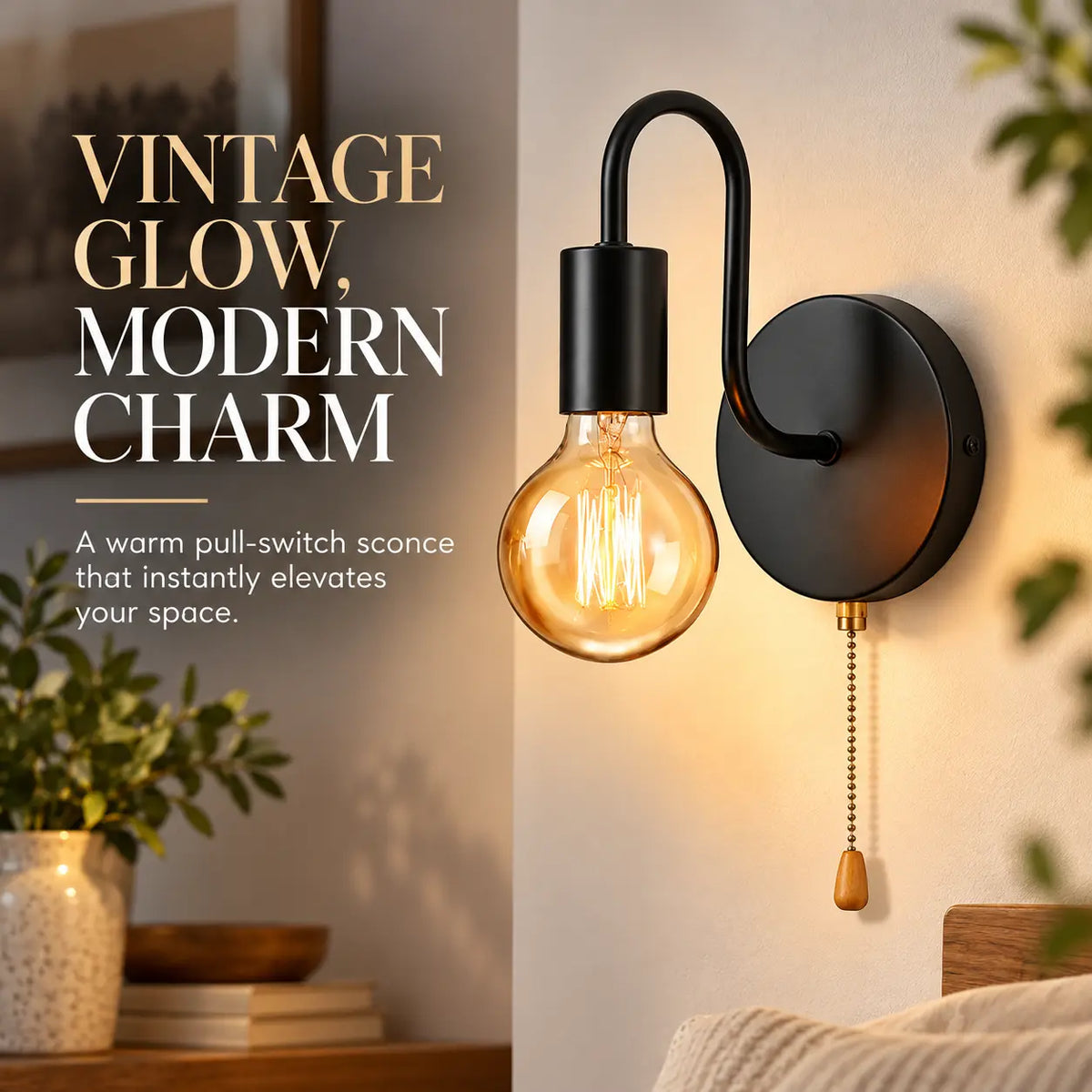 Lana Black Iron Wall Sconce