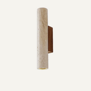 Elden Travertine Wall Light – Quiet Warmth for Bedside & Bedroom