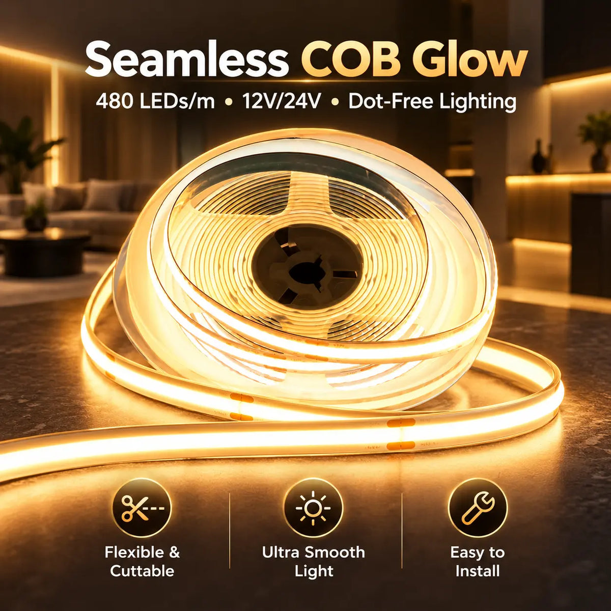 Lua COB LED Strip