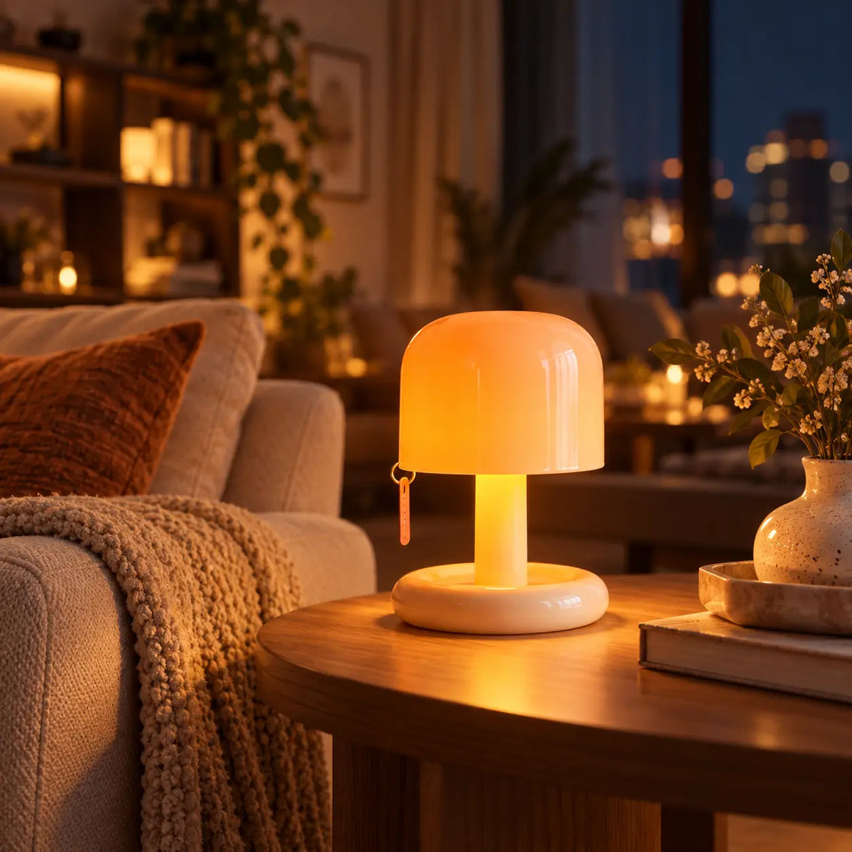 Cova Mini Mushroom Sunset Lamp