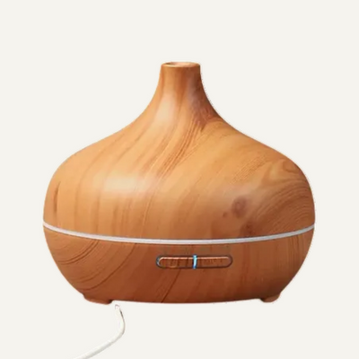 Solen Wood Diffuser – Quiet Mist for Desk & Bedside