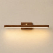 Glow magnetic wall light with a slim natural wood bar design and soft warm downward glow