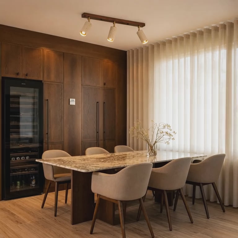 Load video: Rhea Stone Ceiling Light