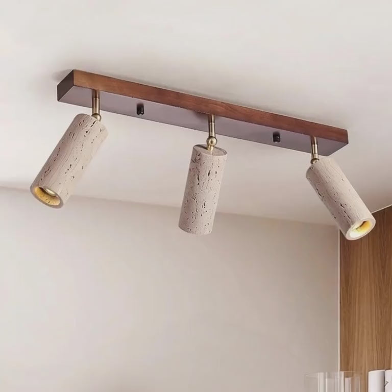 Load video: Rhea Stone Ceiling Light